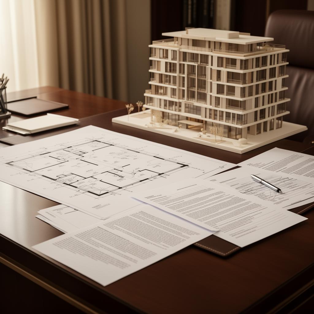 Análise executiva de plantas e contratos imobiliários